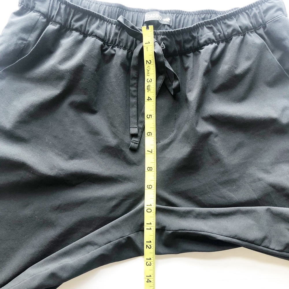 Toad&Co Pants Womens Medium Sunkissed Jogger Black Athleisure Running Activewear - Picture 10 of 12
